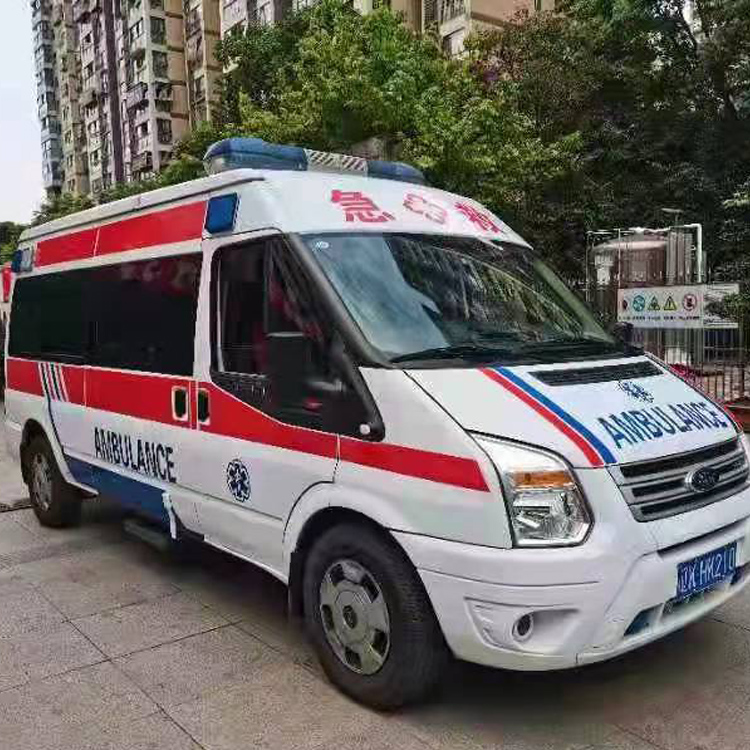 古塔长途救护车护送病人返乡